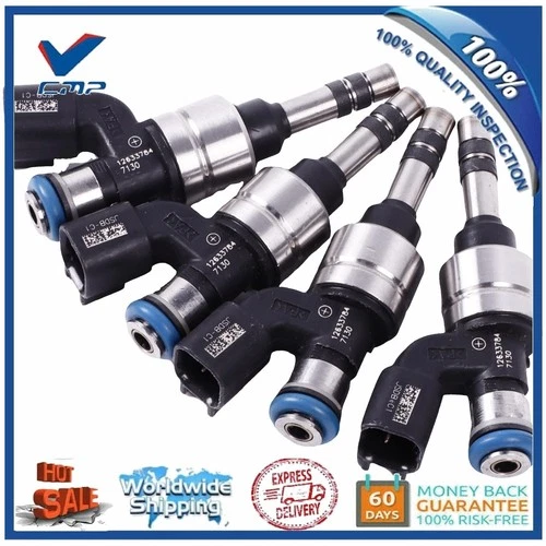 4x Fuel Injectors 12633784 For Chevrolet Equinox GMC Terrain Buick Regal 2.4L