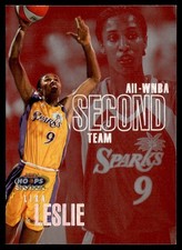 1999-00 Skybox Hoops WNBA Second Team Lisa Leslie #8 AW H