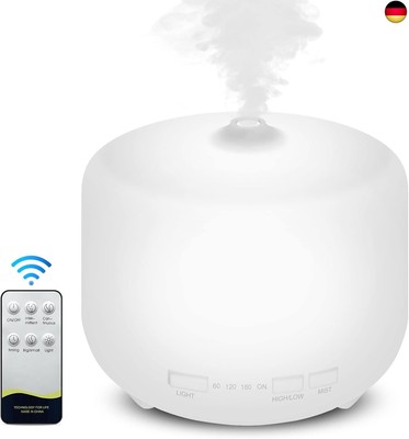 Aroma Diffuser 500ml Ultraschall Luftbefeuchter Diffusor für ätherische öle mit 