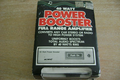 #ad KMC 82 3026 Car Stereo 40 Watt Power Booster Full Range Amplifier Kmart $39.99