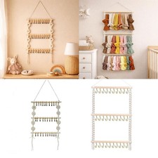 Headband Holder Storage Display for Girls Room Rack Wood Hair Bows Organizer