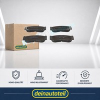 Bremsbelagsatz Scheibenbremse Hinten RAP Brakes R P1210 FÜR Hyundai BremsbelÄGe