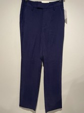 A New Day TARGET High Rise Slim Hip Thigh Straight Pants Dress Size 2 R Navy