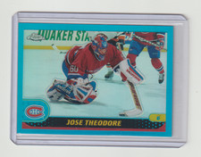 Jose Theodore 2001-02 TOPPS CHROME REFRACTOR Montreal Canadiens #98