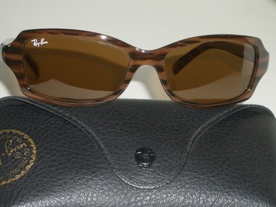 RAY BAN RB2130 938 SLEEK WOODEN GRAIN B15 LENS RITUALS PANDE