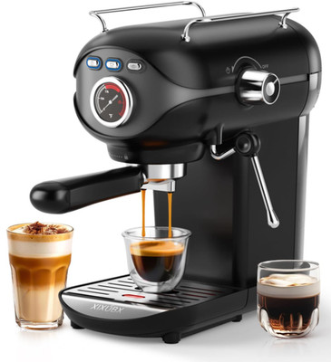 Cafetera espresso 20 bares control temp vaporizador compacta latte cappuccino