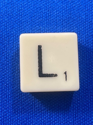 Kunststoff SCRABBLE Fliesen Elfenbein Schwarz Buchstaben als Ersatz, Basteln Alphabete Spielen - Bild 14 von 29