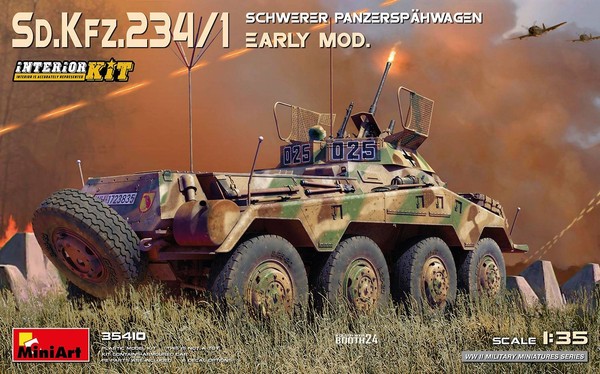 Sd.Kfz.234/1 Schwerer PanzerspäHwagen Early Mod. Interior Kit MiniArt 35410-image
