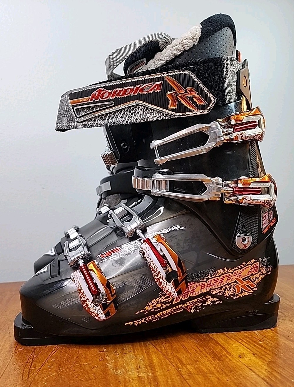 SALOMON Scarponi da sci Nordica Hot Rod 85 US uomo taglia 8 5 Mondo 26 5 grigio 305 mm made in Hungary