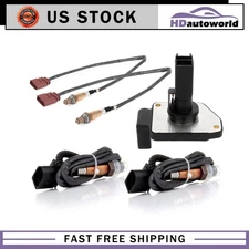 For 2005 Audi A4 Quattro 3.0L 4X Oxygen O2 Sensor + Mass Airflow MAF Sensor