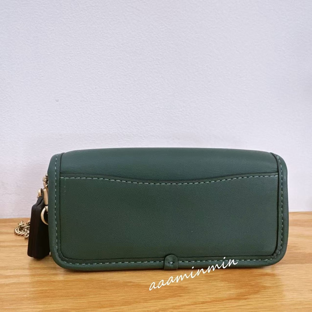 NWT Coach Dinky Bag 14 Mini Crossbody Hunter Green CZ108