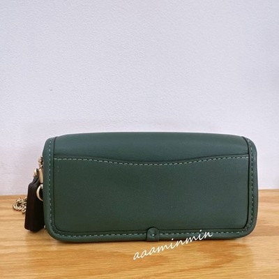 NWT Coach Dinky Bag 14 Mini Crossbody Hunter Green CZ108