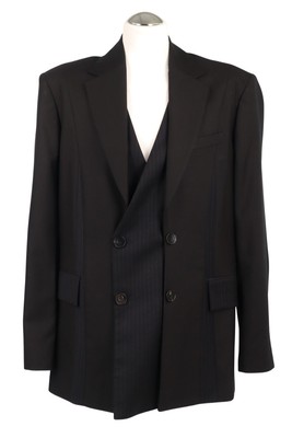 Feng Chen Wang Herren Jacke NEU Gr. L Schwarz Blazer