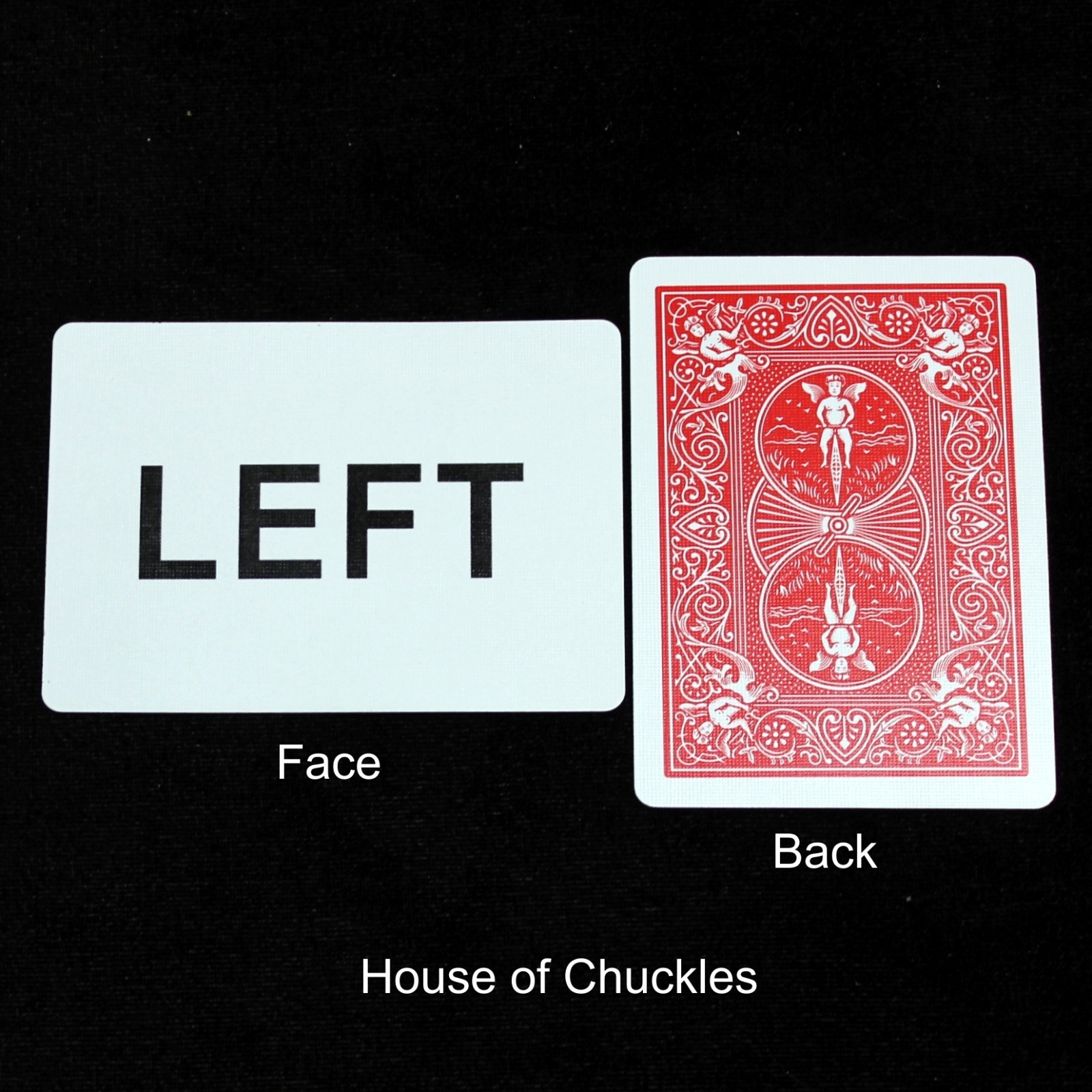Printed Gaff Card, Red