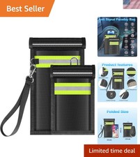 Portable Faraday Key Fob Phone Protection Bags Reflective Durable Design