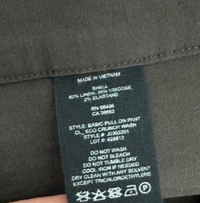 Theory Women’s Size 12 Brown Basic Pull On Pants … - image 4