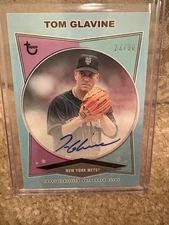 2023 Topps Brooklyn Collection Auto Blue 30 Mets Glavine #AC-TG Auto HOF