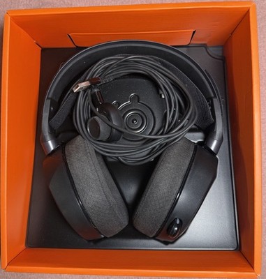 SteelSeries Arctis Pro Wired USB Over-Ear Headset w/ Boom Mic, Black