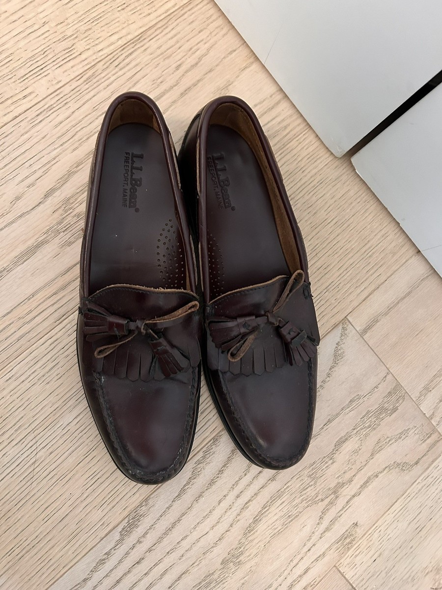 LL Bean Loafers Mens Size 12 A Kiltie Tassel Slip On Comfort  display picture 1