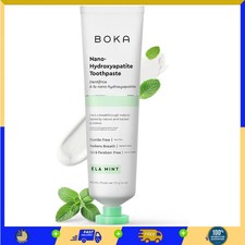 Boka Ela Mint Nano Hydroxyapatite Toothpaste Fluoride Free for Sensitive Teet...