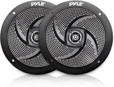 Pyle Low-Profile Waterproof Marine Speakers - 240 Watt 6.5" 2 Way (Black)