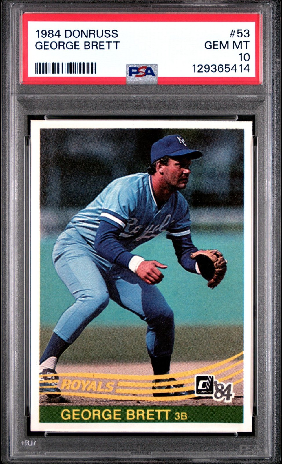 1984 Donruss #53 George Brett PSA 10 GEM MINT