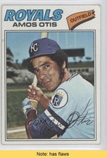 1977 Topps Amos Otis #290 READ 0f4