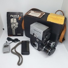 Vintage Fujifilm Fujica 8 T3 Movie Camera w/ Triple Turret Lens System