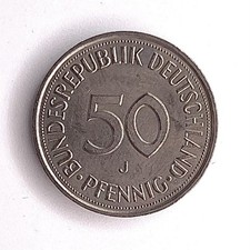 Deutschland BRD 50 Pfennig verschiedene Jahrg&auml;nge und Pr&auml;gest&auml;tten Auswahl DM