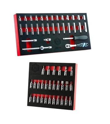 1/4'' Steckschlüssel, Ratsche & Zubehörsatz + Bit Steckschlüsselsatz - Britool Hallmark