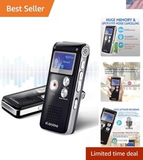32GB Digital Voice Recorder with Playback, Portable Audio Recording Device