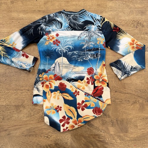 Agua Bendita Rashguard Swim Set Girls 8 Tropical Floral Vacation Beach - Picture 6 of 7