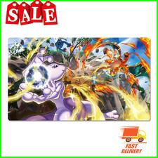 Mewtwo Charizard Pokemon Table Playmat TCG CCG Mat Gaming Play Pad Mousepad TP68