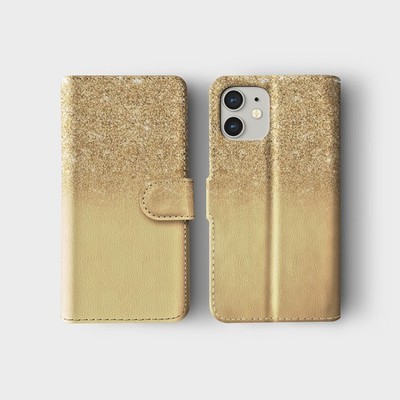 Personalisierte Handyhülle Wallet für iPhone 17 17e 16 15 14 Pro Max Ombre Farbverlauf