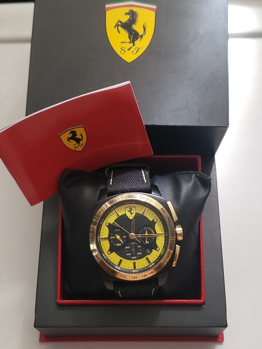 Scuderia Ferrari クロノグラフ 時計 Scuderia Ferrari Chronograph Men's Watch - Running | eBay