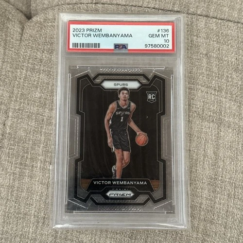 2023 Victor Wembanyama Panini Prizm Rookie PSA 10 #136 Spurs