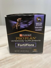 Purina FortiFlora Pro Plan Veterinary Probiotic DOG Supplement 30 Sachets 03/27
