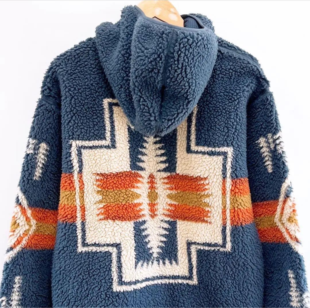 Pendleton Native Pattern Boa Fleece Jacket L Nati… - image 1