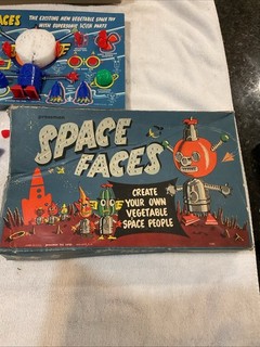 VINTAGE SPACE FACES PRESSMAN Like Mr. Potato Head