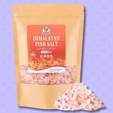 Himalayan Salt Coarse 1 Lb (453G), Pink Himalayan Salt, Sea Salt for Grind