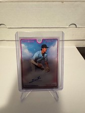 Adrian Santana 2025 Pulse Merdian Baseball Pink 3/7 Auto RC Rays