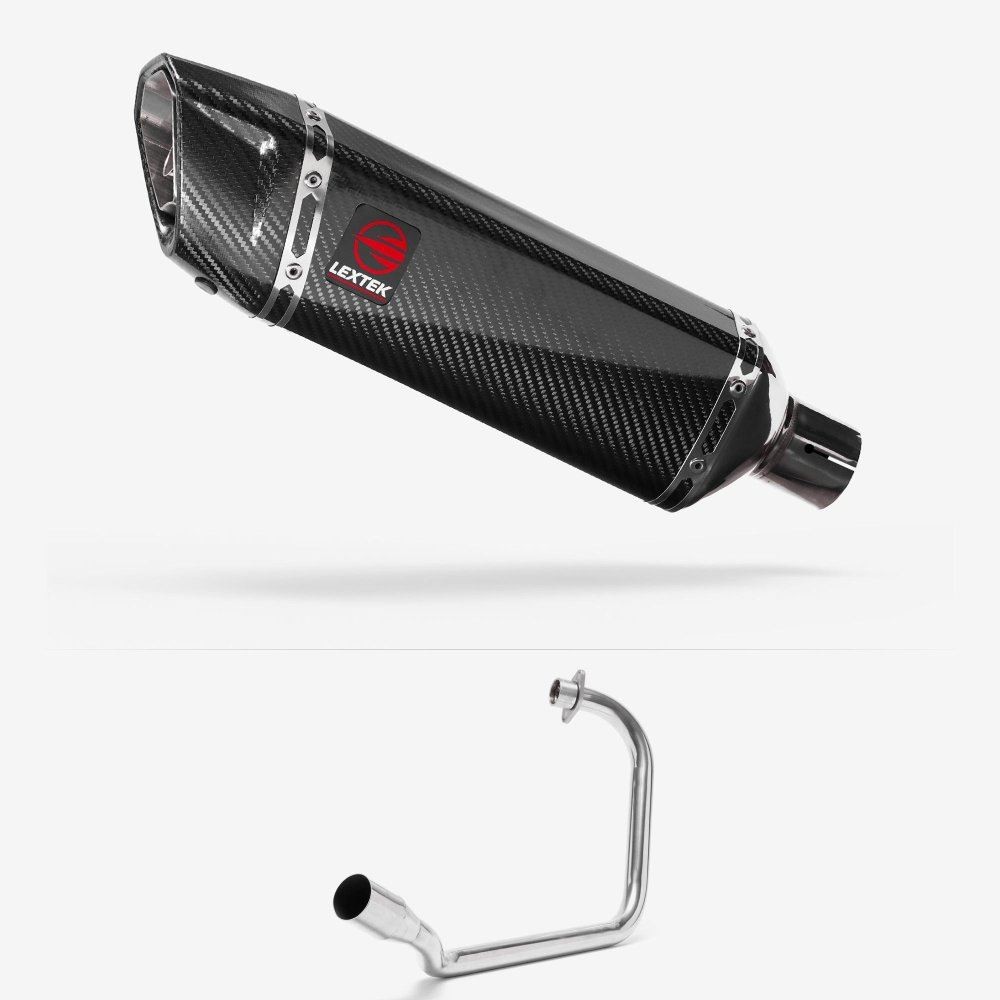 Lextek SP9C Exhaust System 300mm for Honda CB125F/GLR125 (15-22)