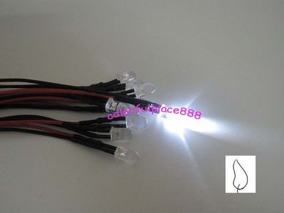 5mm 5V Candle Led Flicker Pre-Wired Red Yellow Blue Green White Orange Leds 20CM
