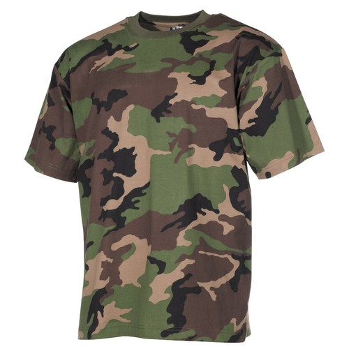 MFH BW camiseta semibarda Army camuflaje Bundeswehr camisa camuflaje EE. UU. militar militar NUEVA - Imagen 5 de 28