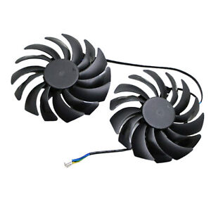 2pcs/set pour MSI GTX1080Ti/1080/1070Ti/1070/1060 RX580/570 Armor VGA Cooler Fan