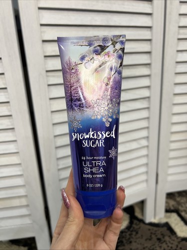Bath & Body Works SNOWKISSED SUGAR Ultra Shea Body Cream 8Oz 50% READ DESCRIPTIO