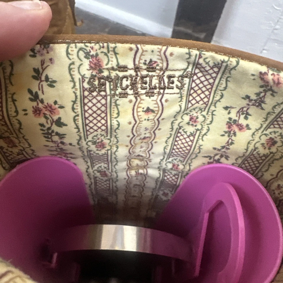 Botas hasta la rodilla de cuero marrón Seychelles talla 9 cremallera lazo a medida clásicas leer Foto 4 de 4