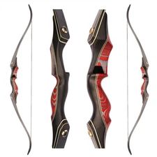PMZ 60" Wood Recurve Bow Right Hand 45lbs Draw Weight