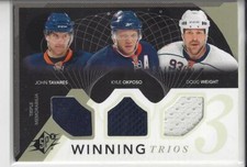 2010-11 UD SPx Triple Relic Islanders /50 Tavares Okposo Weight Rare B829