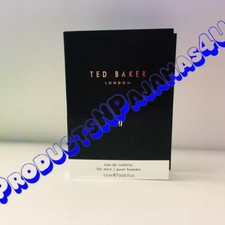Ted Baker AG Eau de Toilette Pour Homme .05fl.oz/1.5ml CARDED SAMPLE Free Ship 
